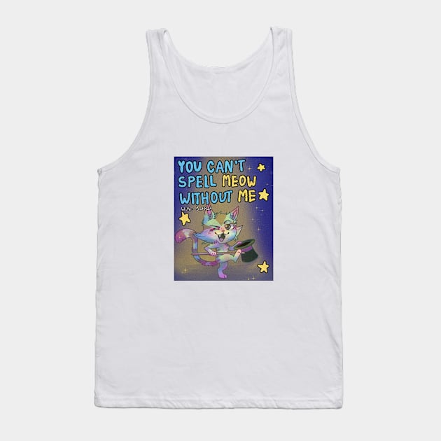 Gabby's Dollhouse Catrat Tank Top by Maru-Chan-Shop